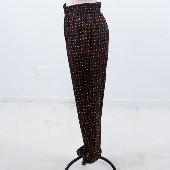 Isabel Marant S Silk Dot Printed Pants Black - Picture 6 of 12